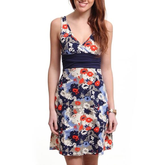 Patagonia Margot Dress Floral Medium Organic Cotton Athleisure Casual‎ - Picture 1 of 6